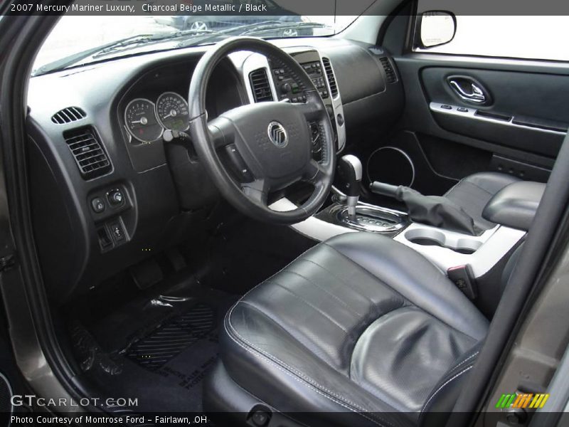 Charcoal Beige Metallic / Black 2007 Mercury Mariner Luxury