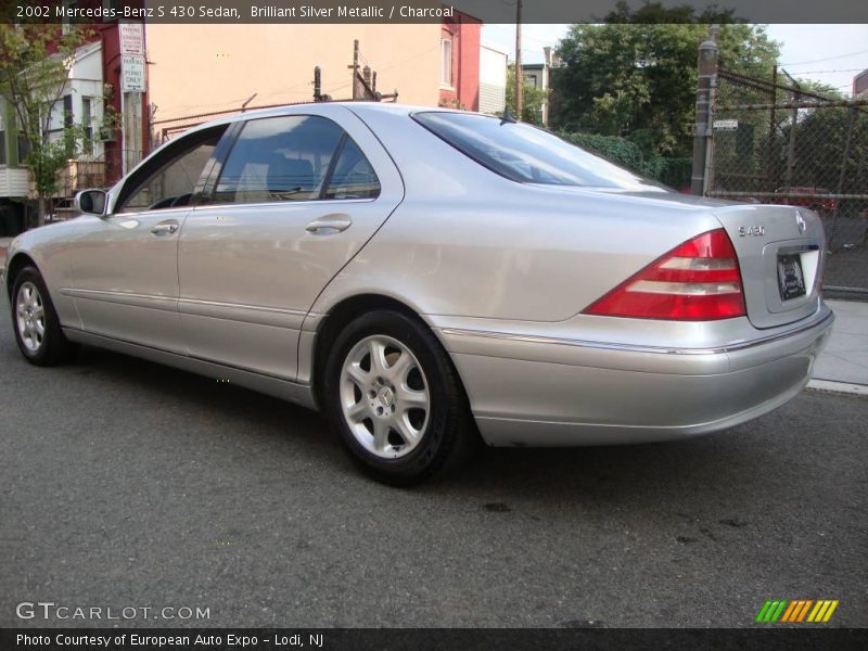 Brilliant Silver Metallic / Charcoal 2002 Mercedes-Benz S 430 Sedan