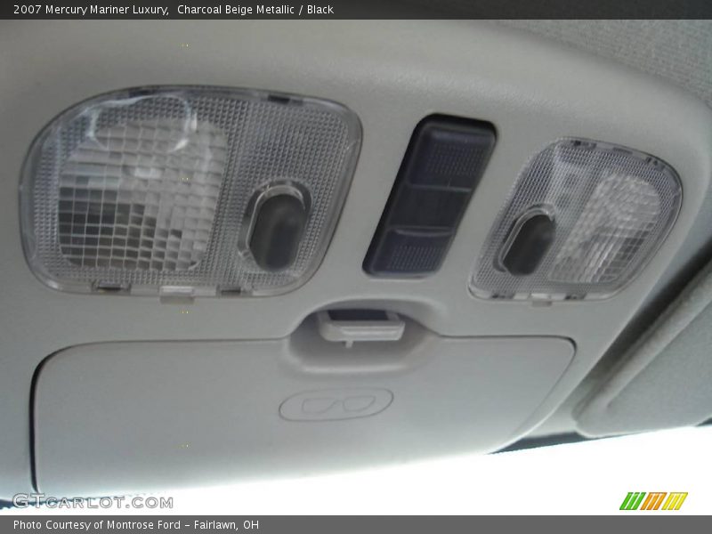 Charcoal Beige Metallic / Black 2007 Mercury Mariner Luxury