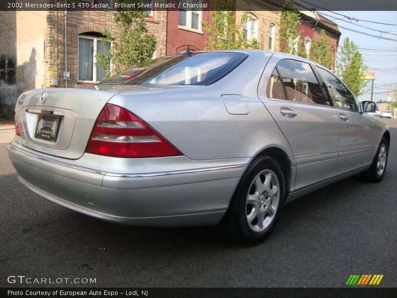 Brilliant Silver Metallic / Charcoal 2002 Mercedes-Benz S 430 Sedan