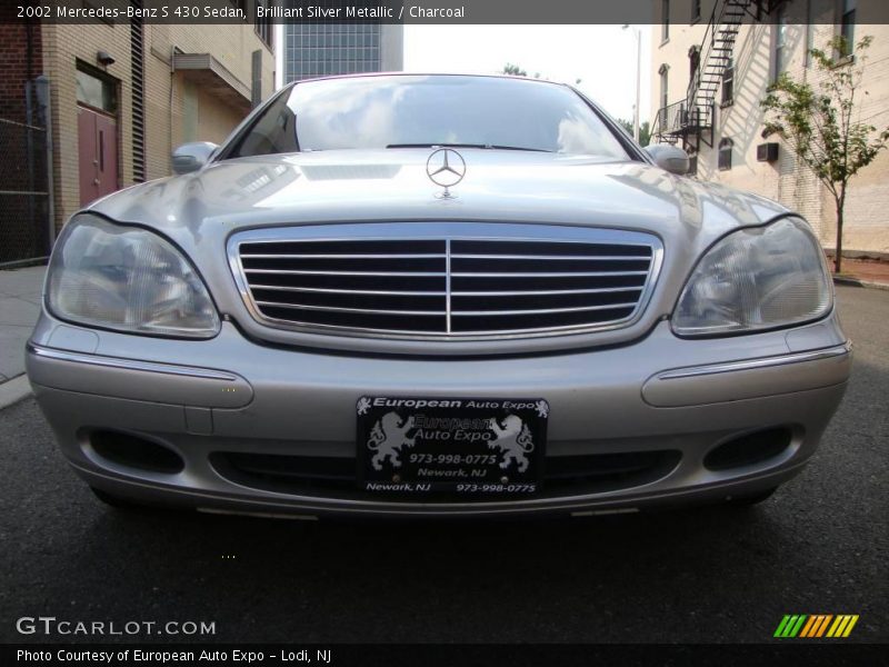Brilliant Silver Metallic / Charcoal 2002 Mercedes-Benz S 430 Sedan