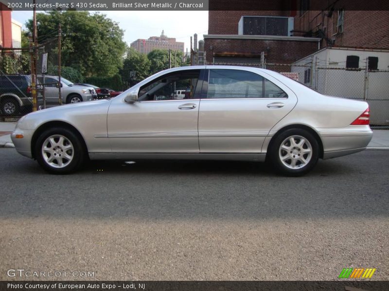 Brilliant Silver Metallic / Charcoal 2002 Mercedes-Benz S 430 Sedan