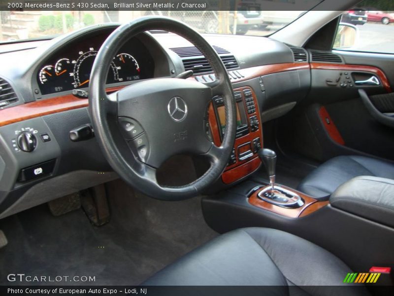 Brilliant Silver Metallic / Charcoal 2002 Mercedes-Benz S 430 Sedan