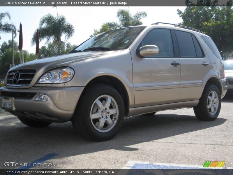 Desert Silver Metallic / Java Beige 2004 Mercedes-Benz ML 500 4Matic