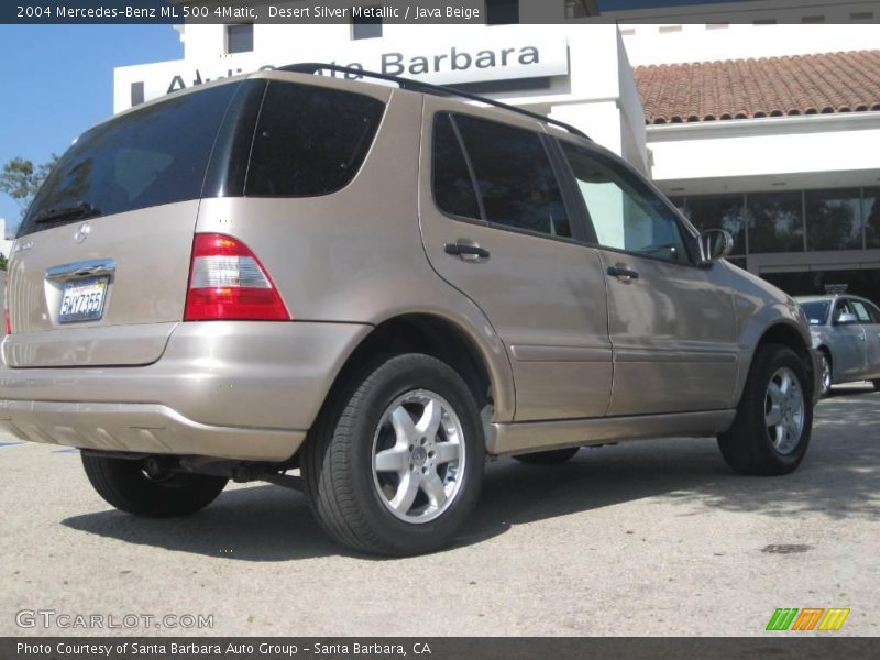 Desert Silver Metallic / Java Beige 2004 Mercedes-Benz ML 500 4Matic