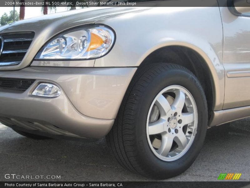 Desert Silver Metallic / Java Beige 2004 Mercedes-Benz ML 500 4Matic