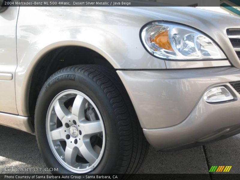 Desert Silver Metallic / Java Beige 2004 Mercedes-Benz ML 500 4Matic