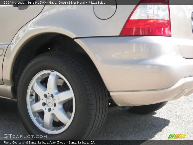 Desert Silver Metallic / Java Beige 2004 Mercedes-Benz ML 500 4Matic