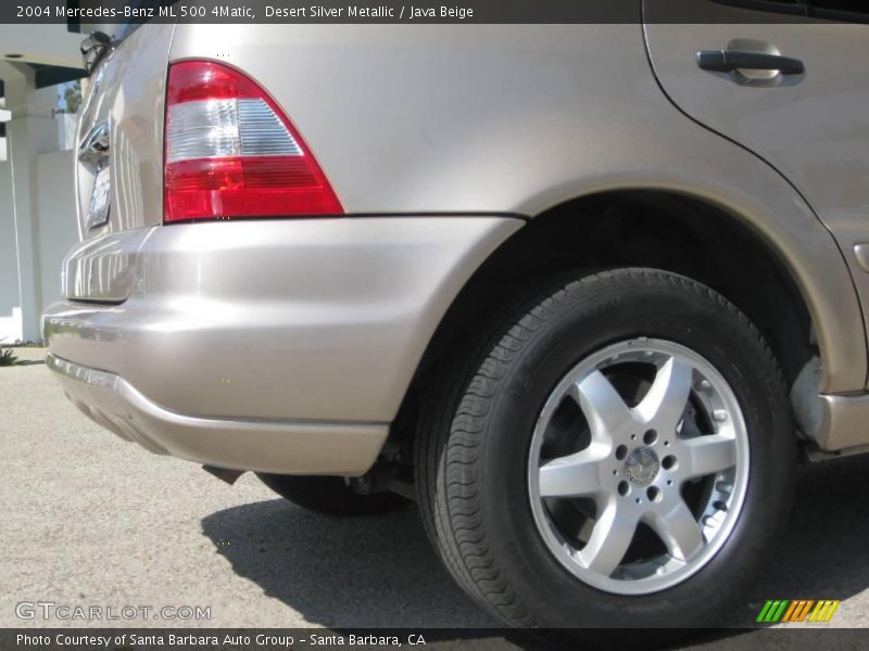 Desert Silver Metallic / Java Beige 2004 Mercedes-Benz ML 500 4Matic
