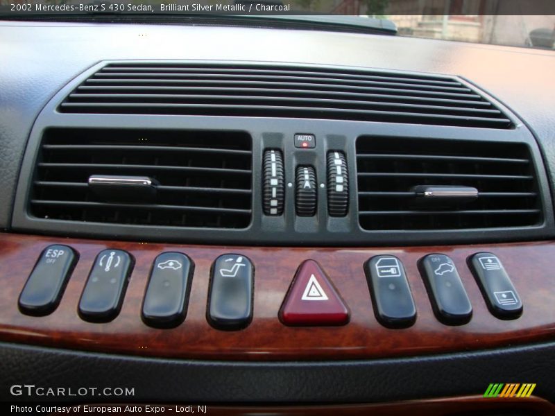 Brilliant Silver Metallic / Charcoal 2002 Mercedes-Benz S 430 Sedan