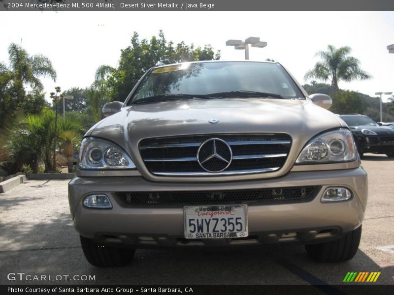 Desert Silver Metallic / Java Beige 2004 Mercedes-Benz ML 500 4Matic
