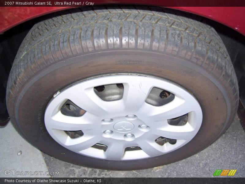 Ultra Red Pearl / Gray 2007 Mitsubishi Galant SE
