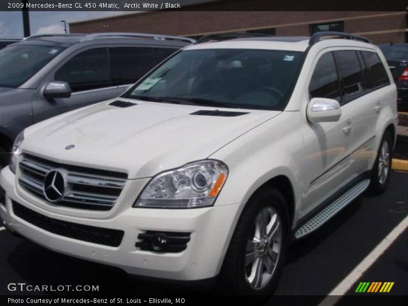Arctic White / Black 2009 Mercedes-Benz GL 450 4Matic