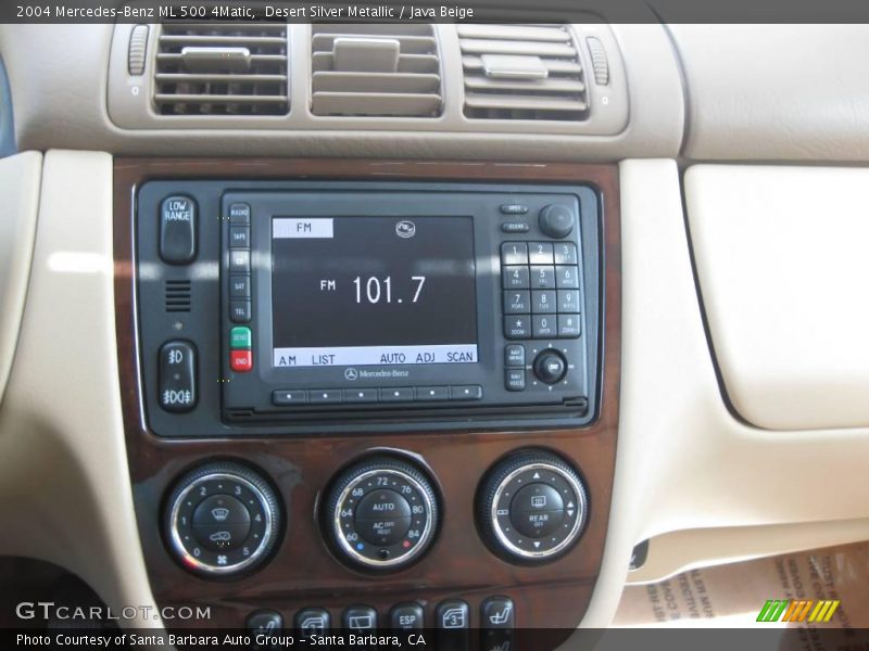 Desert Silver Metallic / Java Beige 2004 Mercedes-Benz ML 500 4Matic