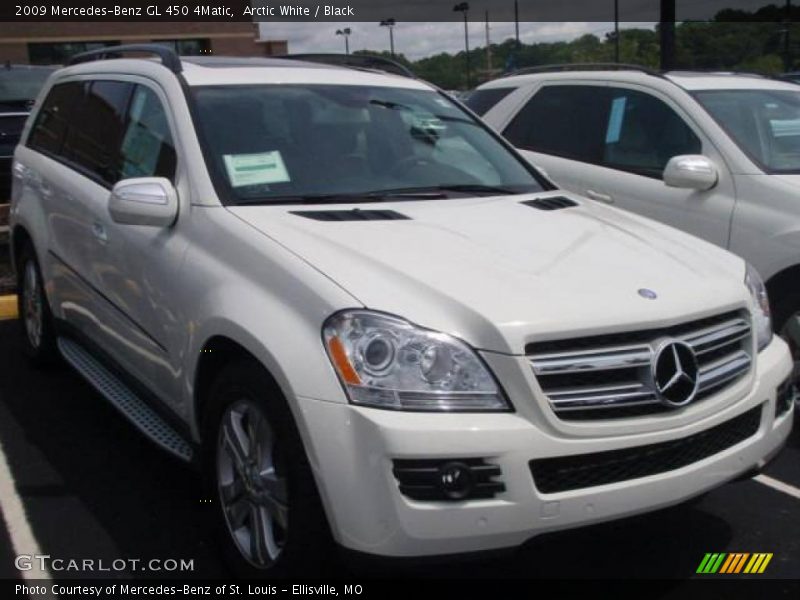 Arctic White / Black 2009 Mercedes-Benz GL 450 4Matic
