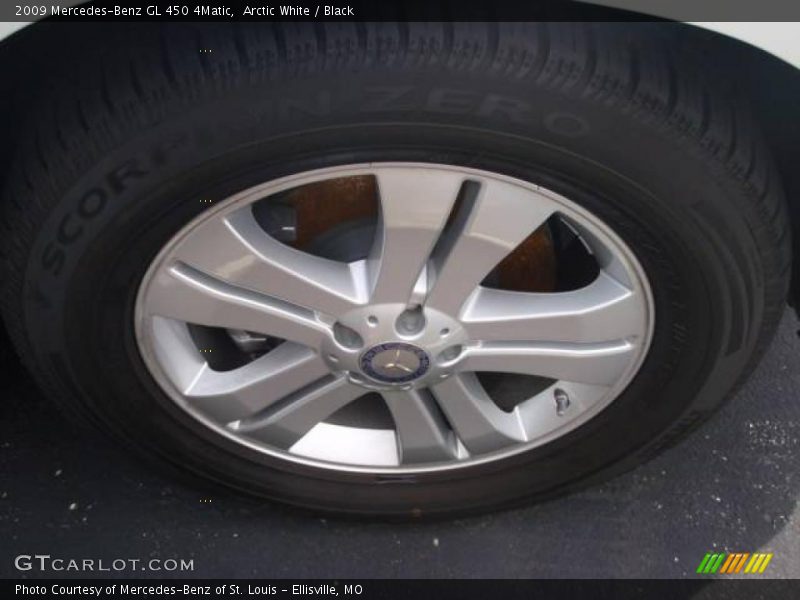 Arctic White / Black 2009 Mercedes-Benz GL 450 4Matic
