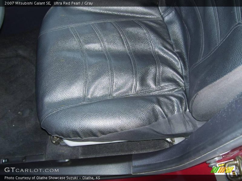 Ultra Red Pearl / Gray 2007 Mitsubishi Galant SE