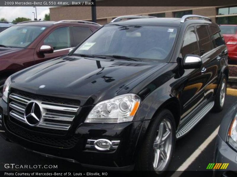 Black / Black 2009 Mercedes-Benz GL 550 4Matic
