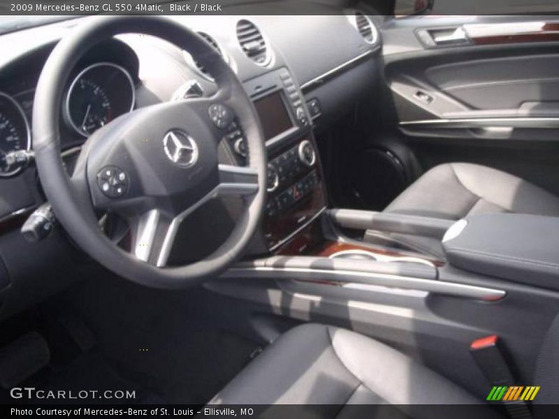 Black / Black 2009 Mercedes-Benz GL 550 4Matic