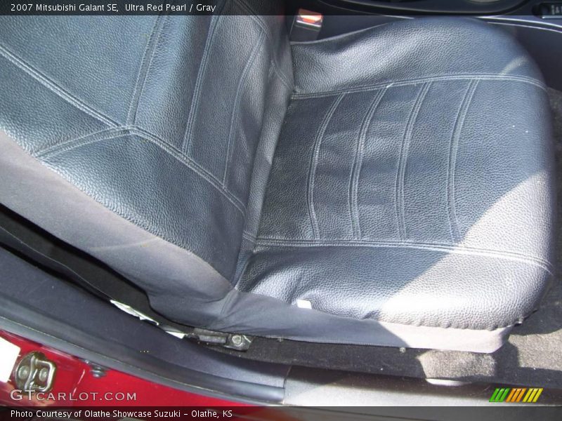 Ultra Red Pearl / Gray 2007 Mitsubishi Galant SE