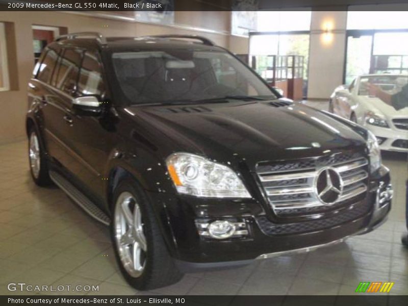 Black / Black 2009 Mercedes-Benz GL 550 4Matic