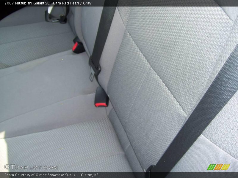 Ultra Red Pearl / Gray 2007 Mitsubishi Galant SE
