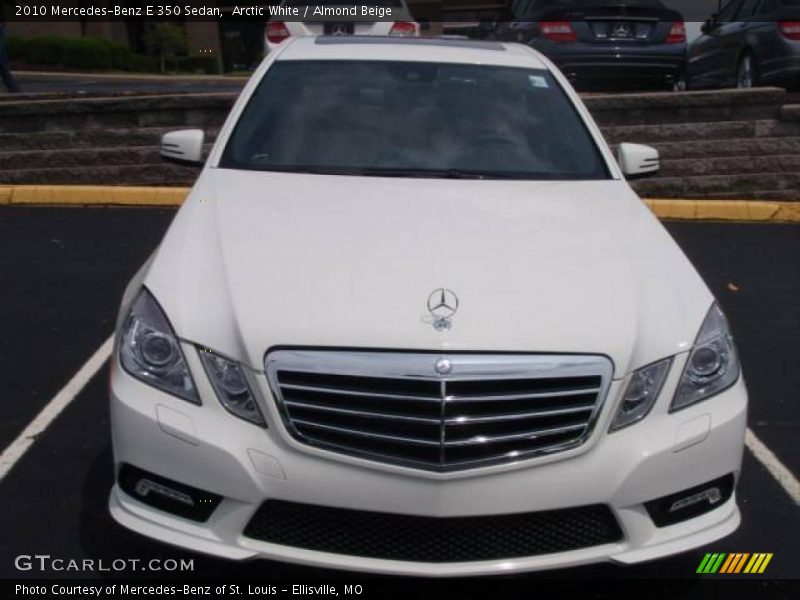 Arctic White / Almond Beige 2010 Mercedes-Benz E 350 Sedan