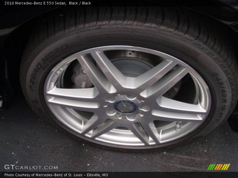 Black / Black 2010 Mercedes-Benz E 550 Sedan