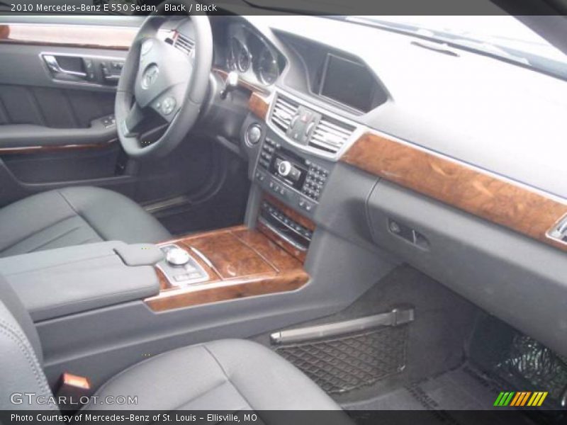 Black / Black 2010 Mercedes-Benz E 550 Sedan