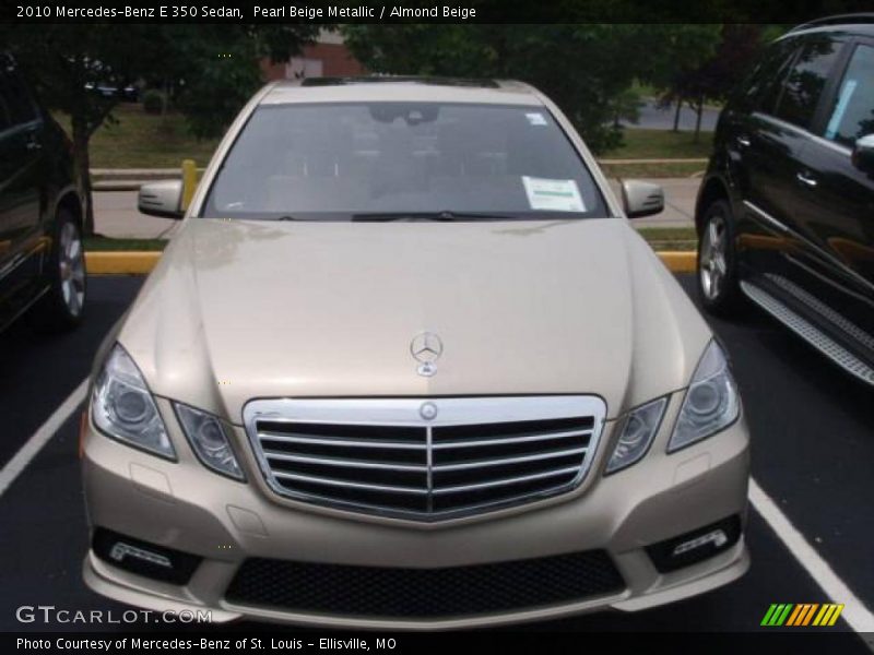 Pearl Beige Metallic / Almond Beige 2010 Mercedes-Benz E 350 Sedan