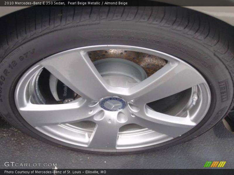 Pearl Beige Metallic / Almond Beige 2010 Mercedes-Benz E 350 Sedan
