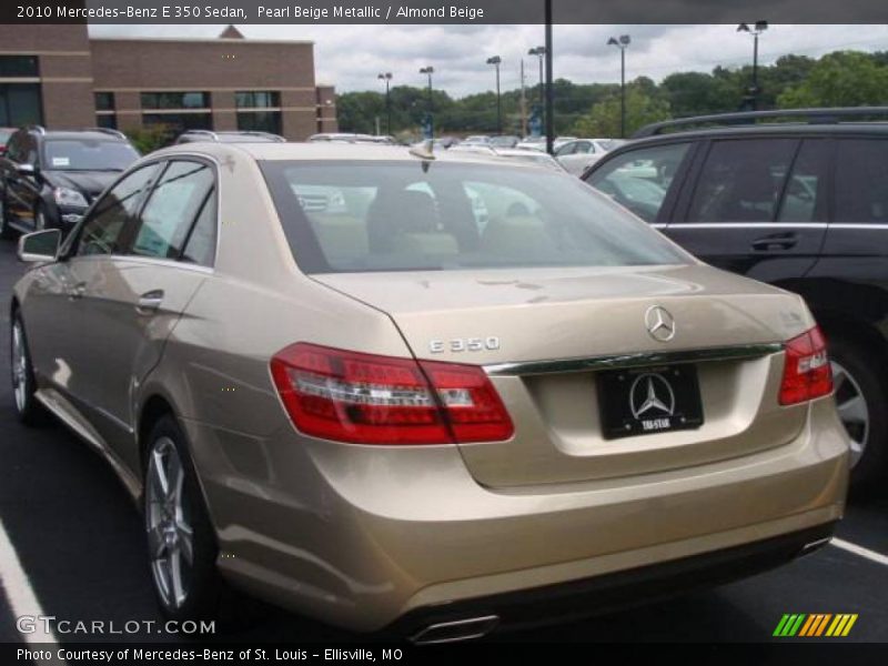 Pearl Beige Metallic / Almond Beige 2010 Mercedes-Benz E 350 Sedan