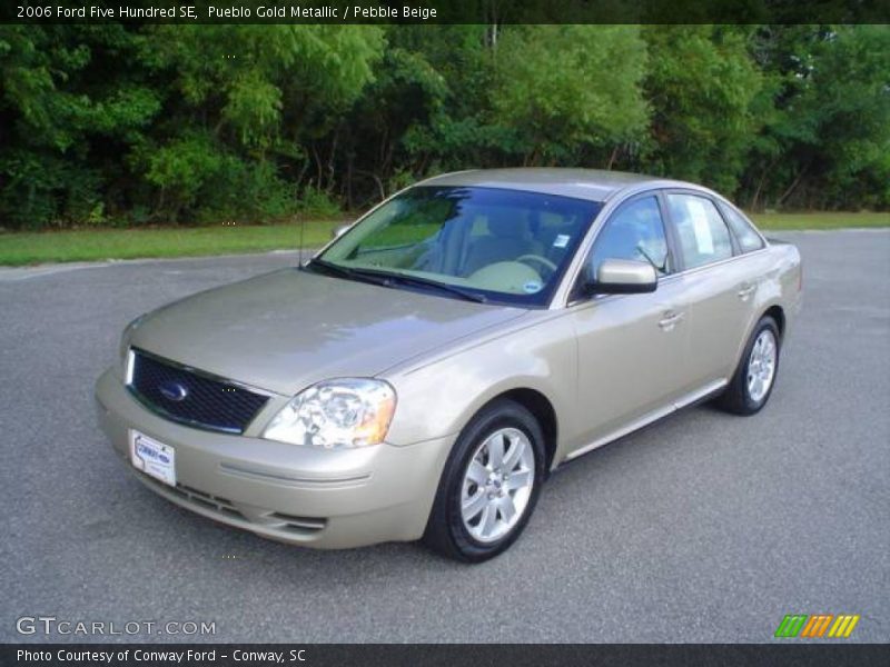 Pueblo Gold Metallic / Pebble Beige 2006 Ford Five Hundred SE