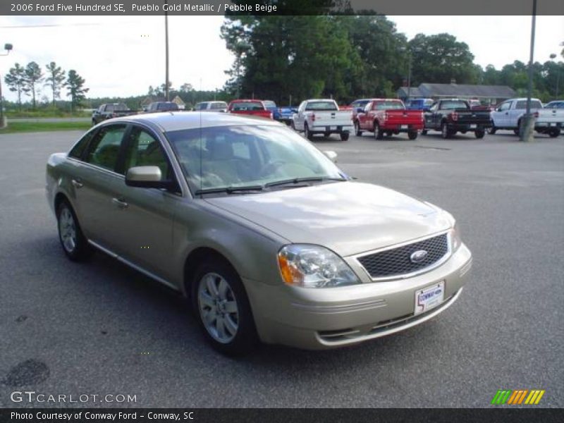Pueblo Gold Metallic / Pebble Beige 2006 Ford Five Hundred SE