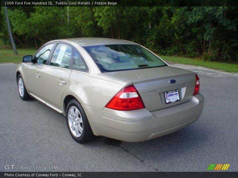 Pueblo Gold Metallic / Pebble Beige 2006 Ford Five Hundred SE