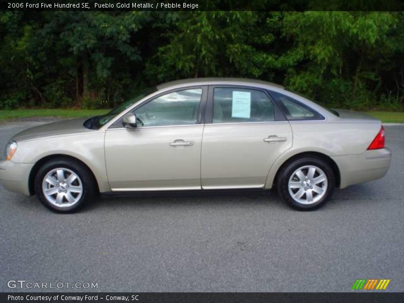 Pueblo Gold Metallic / Pebble Beige 2006 Ford Five Hundred SE