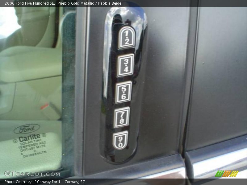Pueblo Gold Metallic / Pebble Beige 2006 Ford Five Hundred SE