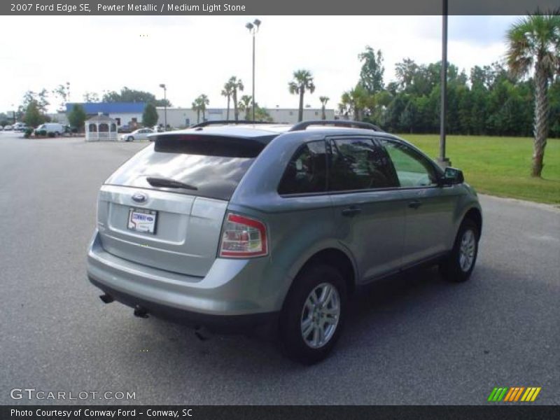 Pewter Metallic / Medium Light Stone 2007 Ford Edge SE