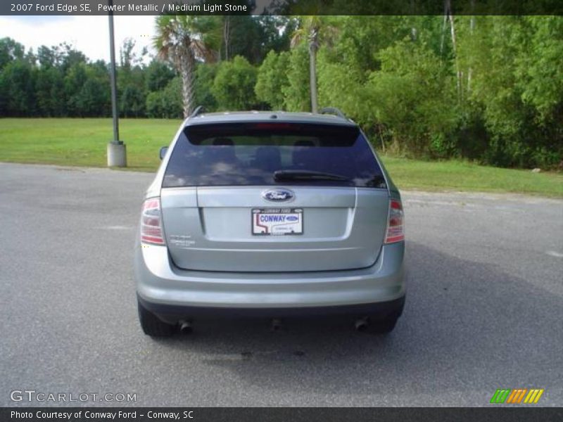 Pewter Metallic / Medium Light Stone 2007 Ford Edge SE