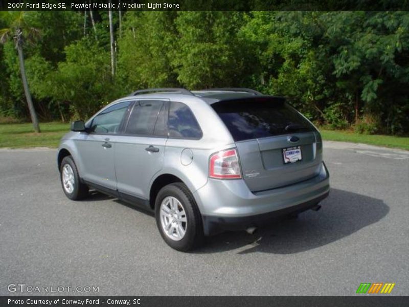Pewter Metallic / Medium Light Stone 2007 Ford Edge SE