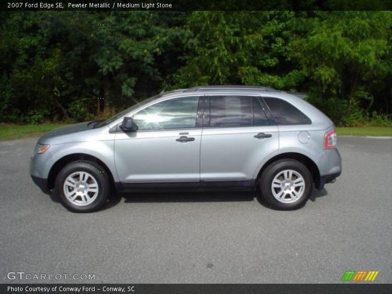 Pewter Metallic / Medium Light Stone 2007 Ford Edge SE