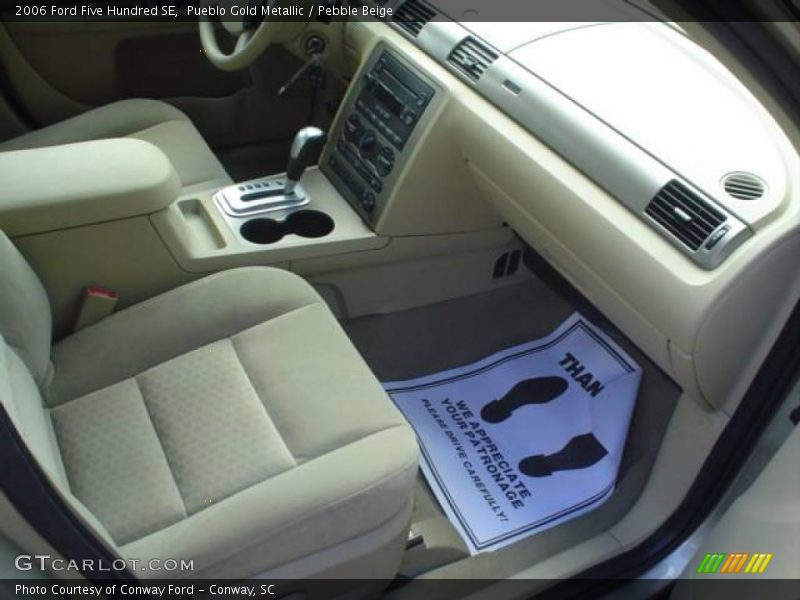 Pueblo Gold Metallic / Pebble Beige 2006 Ford Five Hundred SE