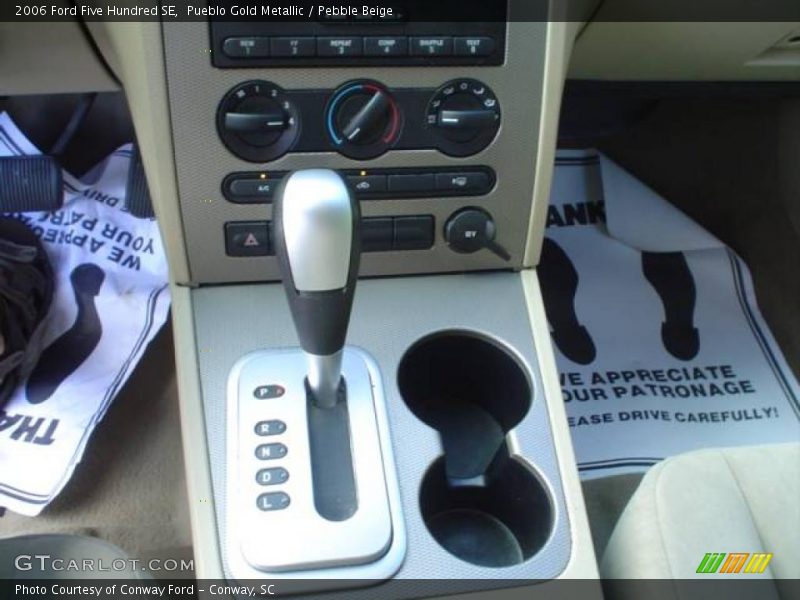 Pueblo Gold Metallic / Pebble Beige 2006 Ford Five Hundred SE