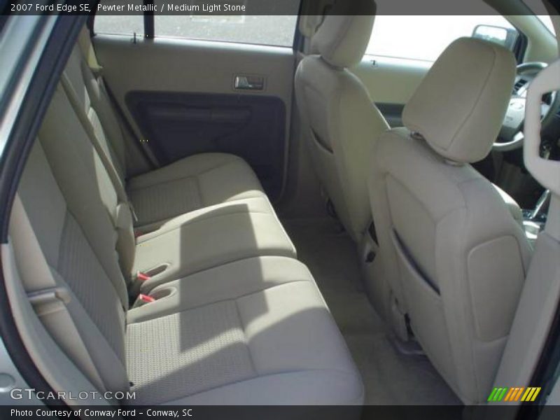 Pewter Metallic / Medium Light Stone 2007 Ford Edge SE
