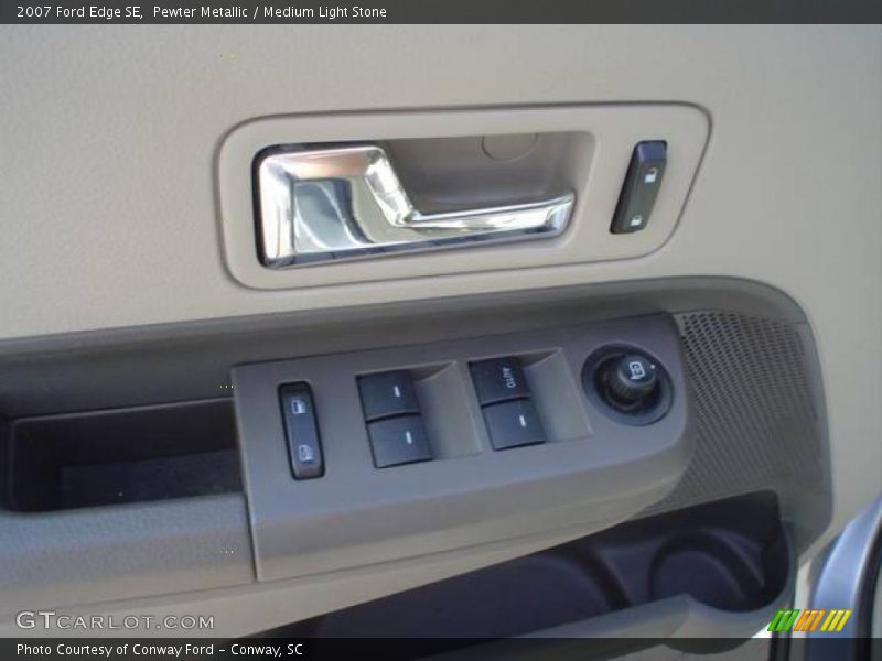 Pewter Metallic / Medium Light Stone 2007 Ford Edge SE