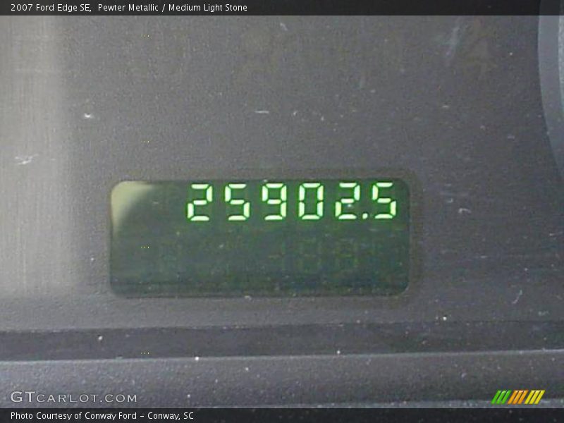 Pewter Metallic / Medium Light Stone 2007 Ford Edge SE