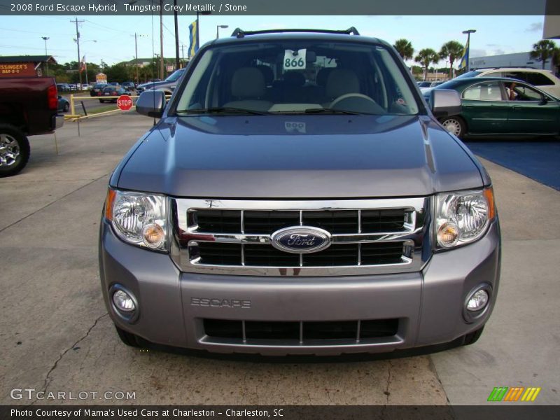 Tungsten Grey Metallic / Stone 2008 Ford Escape Hybrid