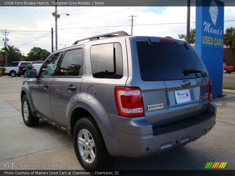 Tungsten Grey Metallic / Stone 2008 Ford Escape Hybrid