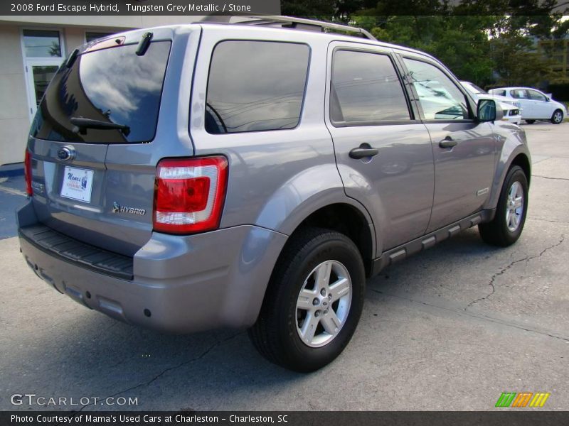 Tungsten Grey Metallic / Stone 2008 Ford Escape Hybrid