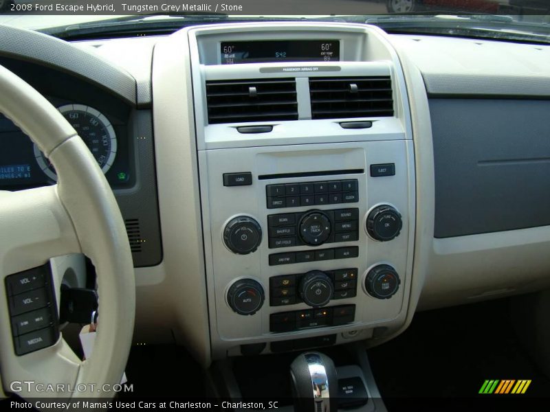 Tungsten Grey Metallic / Stone 2008 Ford Escape Hybrid